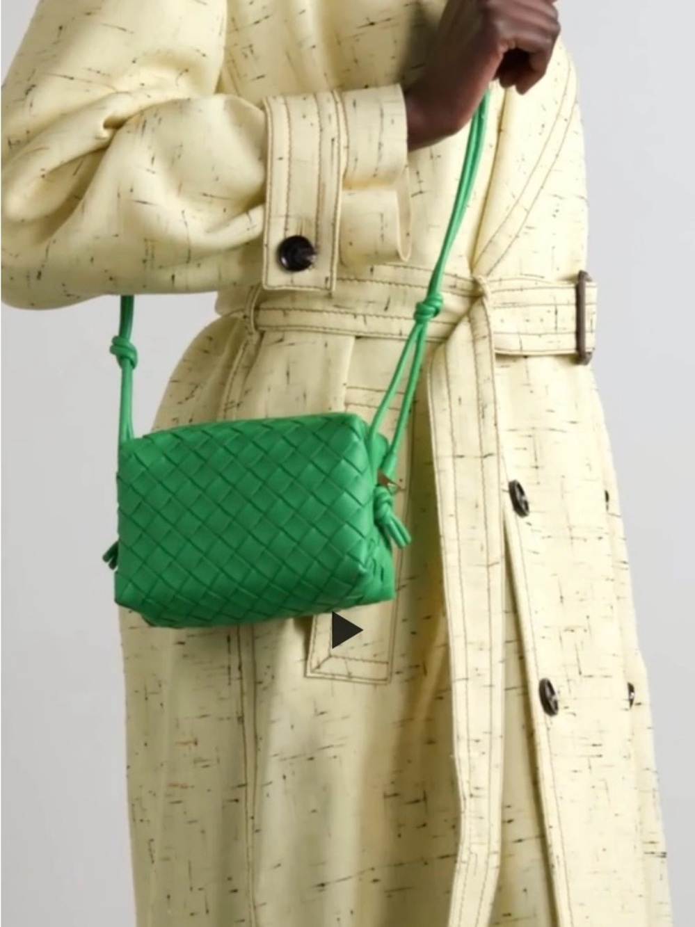Bottega Veneta Mini Loop in Parakeet Green - Picture 3 of 16